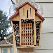 Bug hotels are also a great way to attract bugs and minibeasts to the garden.