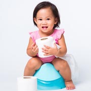 There is no hard and fast rule about the age by which little ones should have mastered the use of the potty.